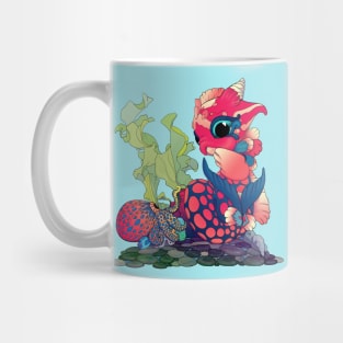 Baby Water Dragon With a Little Cephalopod Mug